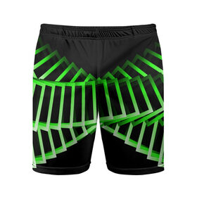 Мужские шорты спортивные с принтом Неоновые квадраты ,  |  | абстракция | зеленый квадрат | квадрат | неоновый квадрат | прямоугольник