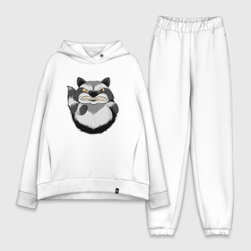 Женский костюм хлопок Oversize с принтом Сердитый Енот ,  |  | angry | art | bandit | cute | evil | fat | grunpy | illustration | mad | raccoon | raccoons | rage | raging | арт | бандит | безумный | вор | енотами | енотик | еноты | забавный | злобный | злой | иллюстрация | милый | прикол | пушистый | сме