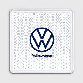 Магнит 55*55 с принтом VOLKSWAGEN / Фольксваген , Пластик | Размер: 65*65 мм; Размер печати: 55*55 мм | Тематика изображения на принте: auto | logo | moto | symbol | volkswagen | авто | автомобиль | гонки | знак | лого | логотип | логотипы | марка | машина | мото | символ | символы | фольксваген