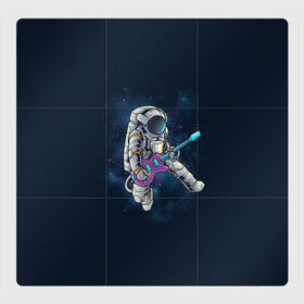 Магнитный плакат 3Х3 с принтом Космонавт с гитарой , Полимерный материал с магнитным слоем | 9 деталей размером 9*9 см | арт | астронавт | гитара | гитарист | звезда | звёзды | космонавт | космос | ночь | рисунок | скафандр