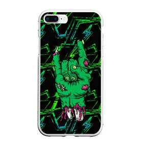 Чехол для iPhone 7Plus/8 Plus матовый с принтом Rock Zombie , Силикон | Область печати: задняя сторона чехла, без боковых панелей | blood | diablo | haloween | horror | дьявол | зомби | кости | кровь | мозги | мясо | страшилка | ужасы | хеллоуин | хелоуин