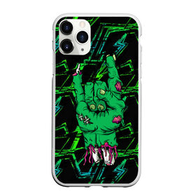 Чехол для iPhone 11 Pro Max матовый с принтом Rock Zombie , Силикон |  | blood | diablo | haloween | horror | дьявол | зомби | кости | кровь | мозги | мясо | страшилка | ужасы | хеллоуин | хелоуин