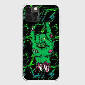Чехол для iPhone 12 Pro Max с принтом Rock Zombie , Силикон |  | blood | diablo | haloween | horror | дьявол | зомби | кости | кровь | мозги | мясо | страшилка | ужасы | хеллоуин | хелоуин