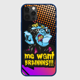 Чехол для iPhone 12 Pro с принтом Me wants brainnns!!! , силикон | область печати: задняя сторона чехла, без боковых панелей | blood | diablo | haloween | horror | дьявол | зомби | кости | кровь | мозги | мясо | страшилка | ужасы | хеллоуин | хелоуин