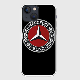 Чехол для iPhone 13 mini с принтом Значок Mercedes ,  |  | mercedes | значки | лого | машины | мерседес