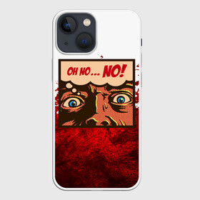 Чехол для iPhone 13 mini с принтом on no...NO ,  |  | blood | diablo | haloween | horror | дьявол | зомби | кости | кровь | мозги | мясо | страшилка | ужасы | хеллоуин | хелоуин