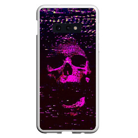 Чехол для Samsung S10E с принтом Phonk Skull , Силикон | Область печати: задняя сторона чехла, без боковых панелей | 90 | 90 е | hip hop | music | phonk | phonk memphis | phonk rap | phonk skull | rap | skull | trap | vhs | девяностые | музыка | музыка фонк | помехи | реп | рэп | треп | трэп | флекс | фонк | фонк мемфис | фонк реп | фонк рэп | хип хоп | чере