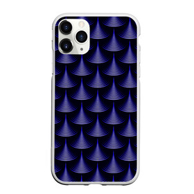 Чехол для iPhone 11 Pro Max матовый с принтом Scales , Силикон |  | abstraction | illusion | pattern | purple | scales | shapes | shimmer | texture | waves | абстракция | волны | иллюзия | паттерн | переливаеться | текстура | фиолетовый | формы | чешуя