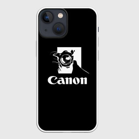 Чехол для iPhone 13 mini с принтом Canon ,  |  | canon | кэнон | линза | снимок | фото | фотоаппарат | фотограф | фотографер | фотография | фоточки