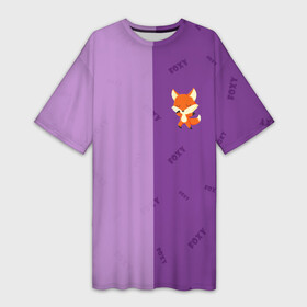Платье-футболка 3D с принтом ЛИСИЧКА   FOXY ,  |  | animals | fox | foxes | foxy | ginger | животные | лис | лиса | лисенок | лисий | лисица | лисицы | лисичка | лисички | лисы | лисята | оранжевый
