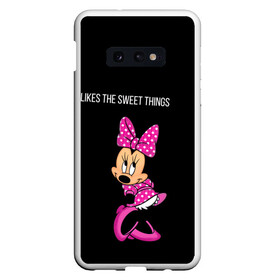 Чехол для Samsung S10E с принтом likes the sweet things , Силикон | Область печати: задняя сторона чехла, без боковых панелей | мини маус на одежде likes the sweet things