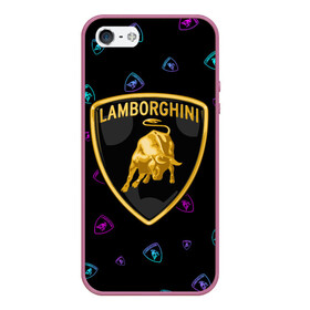 Чехол для iPhone 5/5S матовый с принтом LAMBORGHINI Ламборгини , Силикон | Область печати: задняя сторона чехла, без боковых панелей | Тематика изображения на принте: auto | lambo | lamborghini | logo | moto | symbol | авто | автомобиль | гонки | знак | ламбо | ламборгини | ламборджини | лого | логотип | логотипы | марка | машина | мото | символ | символы