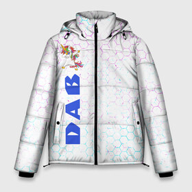 Мужская зимняя куртка 3D с принтом ЕДИНОРОГ DAB , верх — 100% полиэстер; подкладка — 100% полиэстер; утеплитель — 100% полиэстер | длина ниже бедра, свободный силуэт Оверсайз. Есть воротник-стойка, отстегивающийся капюшон и ветрозащитная планка. 

Боковые карманы с листочкой на кнопках и внутренний карман на молнии. | Тематика изображения на принте: 