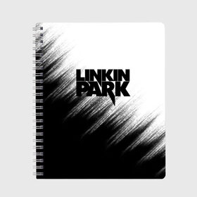 Тетрадь с принтом Linkin Park , 100% бумага | 48 листов, плотность листов — 60 г/м2, плотность картонной обложки — 250 г/м2. Листы скреплены сбоку удобной пружинной спиралью. Уголки страниц и обложки скругленные. Цвет линий — светло-серый
 | linkin park | music | rok | брэд делсон | гитара | джо хан | кайл кристнер | линкин парк | майк шинода | марк уэйкфилд | музыка | роб бурдон | рок | феникс фаррелл | честер беннингтон