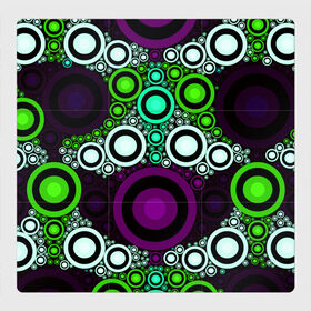 Магнитный плакат 3Х3 с принтом Geckster , Полимерный материал с магнитным слоем | 9 деталей размером 9*9 см | abstraction | circles | colorful | pattern | patterns | rings | shapes | texture | абстракция | кольца | круги | паттерн | разноцветный | текстура | узоры | формы