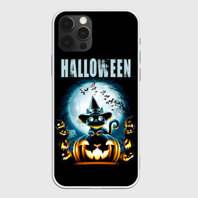 Чехол для iPhone 12 Pro Max с принтом Halloween , Силикон |  | 31 октября | halloween | halowen | ведьма | день всех святых | джек | костюм | кровь | лого | монстр | надпись | праздник | приведение | призрак | светильник | символ | страшная | тыква | ужасы | хеллоуин | хеллуин