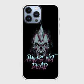 Чехол для iPhone 13 Pro Max с принтом PUNKS NOT DEAD ,  |  | anarchy | dead | musick | punk | rock | skull | анархия | музыка | панк | рок | череп