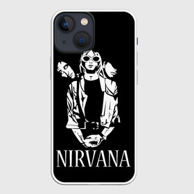 Чехол для iPhone 13 mini с принтом NIRVANA ,  |  | grange | kobain | kurt | music | nirvana | punk | rock | usa | гранж | кобэйн | курт | нирвана | панк | рок