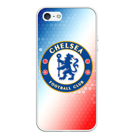 Чехол для iPhone 5/5S матовый с принтом CHELSEA F.C. / ЧЕЛСИ , Силикон | Область печати: задняя сторона чехла, без боковых панелей | chelsea | club | footbal | logo | знак | клуб | логотип | логотипы | символ | символы | форма | футбол | футбольная | футбольный | челси