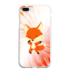 Чехол для iPhone 7Plus/8 Plus матовый с принтом ЛИСИЧКА FOXY , Силикон | Область печати: задняя сторона чехла, без боковых панелей | animals | fox | foxes | foxy | ginger | животные | лис | лиса | лисенок | лисий | лисица | лисицы | лисичка | лисички | лисы | лисята | оранжевый