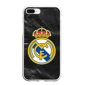 Чехол для iPhone 7Plus/8 Plus матовый с принтом REAL MADRID / РЕАЛ МАДРИД , Силикон | Область печати: задняя сторона чехла, без боковых панелей | football | logo | madrid | real | realmadrid | sport | клуб | лого | логотип | логотипы | мадрид | реал | реалмадрид | символ | символы | спорт | форма | футбол | футбольная