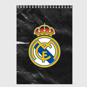 Скетчбук с принтом REAL MADRID / РЕАЛ МАДРИД , 100% бумага
 | 48 листов, плотность листов — 100 г/м2, плотность картонной обложки — 250 г/м2. Листы скреплены сверху удобной пружинной спиралью | football | logo | madrid | real | realmadrid | sport | клуб | лого | логотип | логотипы | мадрид | реал | реалмадрид | символ | символы | спорт | форма | футбол | футбольная