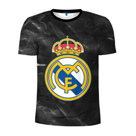 Мужская футболка 3D спортивная с принтом REAL MADRID / РЕАЛ МАДРИД , 100% полиэстер с улучшенными характеристиками | приталенный силуэт, круглая горловина, широкие плечи, сужается к линии бедра | football | logo | madrid | real | realmadrid | sport | клуб | лого | логотип | логотипы | мадрид | реал | реалмадрид | символ | символы | спорт | форма | футбол | футбольная