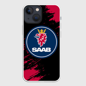 Чехол для iPhone 13 mini с принтом SAAB   Сааб ,  |  | auto | logo | moto | saab | symbol | авто | автомобиль | гонки | знак | лого | логотип | логотипы | марка | машина | мото | сааб | символ | символы