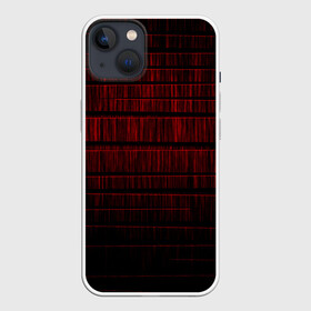 Чехол для iPhone 13 с принтом Dark and Red ,  |  | abstraction | cracks | dark | lines | red | stone | stripes | surface | texture | абстракция | каменный | красный | линии | поверхность | полосы | текстура | темный | трещины