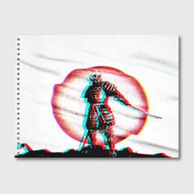 Альбом для рисования с принтом Phonk Japanese Samurai , 100% бумага
 | матовая бумага, плотность 200 мг. | Тематика изображения на принте: 90 | 90 е | hip hop | music | phonk | phonk japan | phonk memphis | phonk rap | rap | samurai | trap | trill | vhs | девяностые | музыка | музыка фонк | реп | рэп | треп | трэп | флекс | фонк | фонк мемфис | фонк реп | фонк рэп | фонк япония |