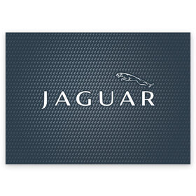 Поздравительная открытка с принтом JAGUAR / Ягуар , 100% бумага | плотность бумаги 280 г/м2, матовая, на обратной стороне линовка и место для марки
 | Тематика изображения на принте: 