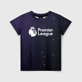 Детская футболка 3D с принтом Premier League АПЛ , 100% гипоаллергенный полиэфир | прямой крой, круглый вырез горловины, длина до линии бедер, чуть спущенное плечо, ткань немного тянется | english premier league | epl | premier league | английская премьер лига | апл | футбол