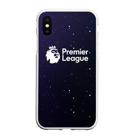 Чехол для iPhone XS Max матовый с принтом Premier League АПЛ , Силикон | Область печати: задняя сторона чехла, без боковых панелей | Тематика изображения на принте: english premier league | epl | premier league | английская премьер лига | апл | футбол