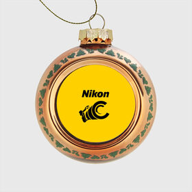 Стеклянный ёлочный шар с принтом Никон , Стекло | Диаметр: 80 мм | nikon | камера | никон | объектив | снимок | фото | фотоаппарат | фотограф | фотографер | фоточки
