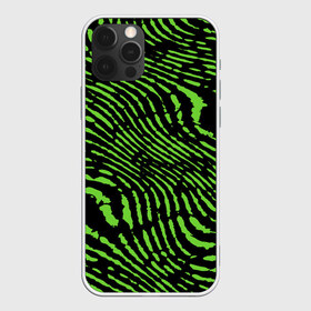 Чехол для iPhone 12 Pro Max с принтом Зебра , Силикон |  | Тематика изображения на принте: green | green lines | green neon | green neon lines | green zebra | lines | zebra | в полоску | зебра | зеленая зебра | зелёные полосы | зелёный | зелёный неон | полоски | полосы