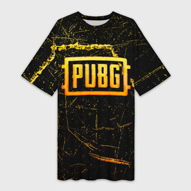 Платье-футболка 3D с принтом PUBG ,  |  | battlegrounds | playerunknown s | pubg | вода | згип | игра | компьютерная игра | огонь | огонь и вода | пабг | пубг | шутер