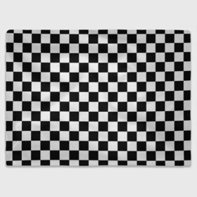 Плед 3D с принтом Шахматка , 100% полиэстер | закругленные углы, все края обработаны. Ткань не мнется и не растягивается | абстракция | в клетку | игра | клетка | клеточка | тренд | черно белая | черно белая клетка | шахматка | шахматная клетка | шахматы