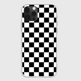 Чехол для iPhone 12 Pro Max с принтом Шахматка , Силикон |  | абстракция | в клетку | игра | клетка | клеточка | тренд | черно белая | черно белая клетка | шахматка | шахматная клетка | шахматы
