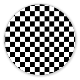 Коврик для мышки круглый с принтом Шахматка , резина и полиэстер | круглая форма, изображение наносится на всю лицевую часть | абстракция | в клетку | игра | клетка | клеточка | тренд | черно белая | черно белая клетка | шахматка | шахматная клетка | шахматы