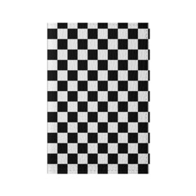 Обложка для паспорта матовая кожа с принтом Шахматка , натуральная матовая кожа | размер 19,3 х 13,7 см; прозрачные пластиковые крепления | абстракция | в клетку | игра | клетка | клеточка | тренд | черно белая | черно белая клетка | шахматка | шахматная клетка | шахматы