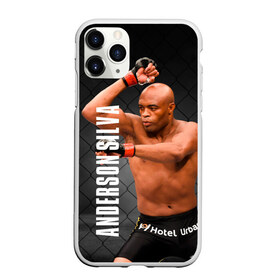 Чехол для iPhone 11 Pro Max матовый с принтом Anderson Silva , Силикон |  | Тематика изображения на принте: ahmat | anderson | mma | silva | ufc | андерсон | ахмат | бои без правил | микс файт | мма | силва | сильва