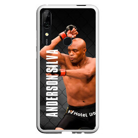 Чехол для Honor P Smart Z с принтом Anderson Silva , Силикон | Область печати: задняя сторона чехла, без боковых панелей | Тематика изображения на принте: ahmat | anderson | mma | silva | ufc | андерсон | ахмат | бои без правил | микс файт | мма | силва | сильва