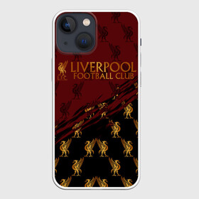 Чехол для iPhone 13 mini с принтом LIVERPOOL. ,  |  | lfc | liverpool | sport | ynwa | ливерпуль | лфк | спорт