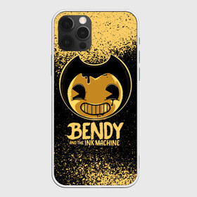 Чехол для iPhone 12 Pro Max с принтом Bendy And The Ink Machine , Силикон |  | bendy | bendy and the ink machine | бенди | бени | бенни | бэнди | детская | детям | игра | капли | компьютерная игра | краска | машина | подтеки | ужастик | чернила | чернильная