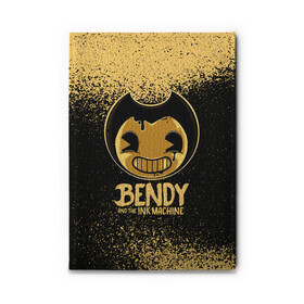 Обложка для автодокументов с принтом Bendy And The Ink Machine , натуральная кожа |  размер 19,9*13 см; внутри 4 больших “конверта” для документов и один маленький отдел — туда идеально встанут права | bendy | bendy and the ink machine | бенди | бени | бенни | бэнди | детская | детям | игра | капли | компьютерная игра | краска | машина | подтеки | ужастик | чернила | чернильная