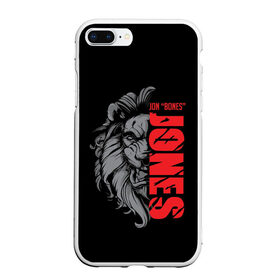 Чехол для iPhone 7Plus/8 Plus матовый с принтом Jon Bones Jones , Силикон | Область печати: задняя сторона чехла, без боковых панелей | bones | jon | jones | mma | ufc | боец | джон | джонс | единоборства | кости | кость | мма | смешанные | юфс