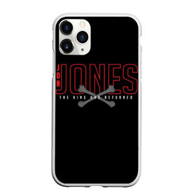 Чехол для iPhone 11 Pro Max матовый с принтом Jon Bones Jones , Силикон |  | Тематика изображения на принте: bones | jon | jones | mma | ufc | боец | джон | джонс | единоборства | кости | кость | мма | смешанные | юфс
