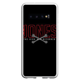 Чехол для Samsung Galaxy S10 с принтом Jon Bones Jones , Силикон | Область печати: задняя сторона чехла, без боковых панелей | Тематика изображения на принте: bones | jon | jones | mma | ufc | боец | джон | джонс | единоборства | кости | кость | мма | смешанные | юфс