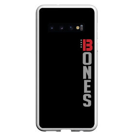Чехол для Samsung Galaxy S10 с принтом Jon Bones Jones , Силикон | Область печати: задняя сторона чехла, без боковых панелей | Тематика изображения на принте: bones | jon | jones | mma | ufc | боец | джон | джонс | единоборства | кости | кость | мма | смешанные | юфс