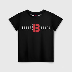 Детская футболка 3D с принтом Jon Bones Jones , 100% гипоаллергенный полиэфир | прямой крой, круглый вырез горловины, длина до линии бедер, чуть спущенное плечо, ткань немного тянется | bones | jon | jones | mma | ufc | боец | джон | джонс | единоборства | кости | кость | мма | смешанные | юфс